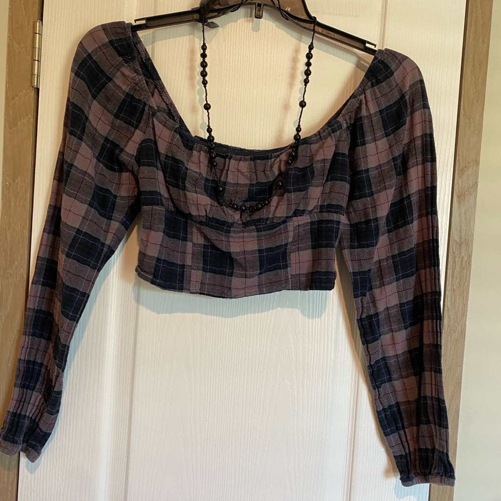 Wild Fable Top Y2K Cropped Renaissance Dark Fairy Regency W/Accessories